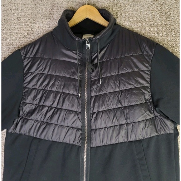 VARLEY Balfern Quilted Shell Jacket Sz XL Black Puffer Soft Shell - Picture 5 of 13